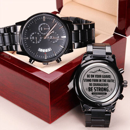 Be on Your Guard (1 Corinthians 1613 NIV) – Men's Watch