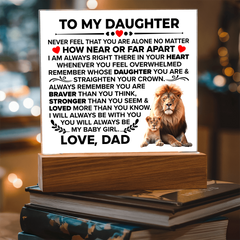 To My Daughter Braver – Acrylic Square
