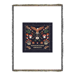 Adventure Awaits - Woven Blanket
